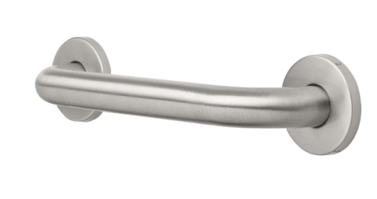 Mainstays 12 in. Grab Bar, 1.25 in., Concealed Screws, Stainless Steel Finish