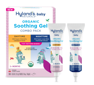 Hyland's Baby Organic Day & Night Combo Pack Soothing Teething Gel with Chamomile