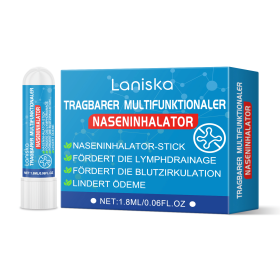 Laniska Multifunctional Nasal Inhaler Gently Relieves Leg Discomfort Cycle Herbal Care Snorting