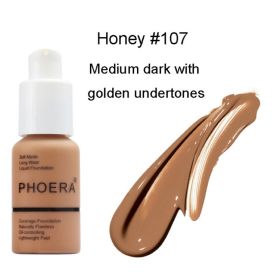 Explosive Press Type Oil Control Natural Color Matte Concealer Foundation Cream (Option: 107 3 pcs)