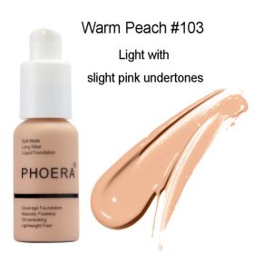 Explosive Press Type Oil Control Natural Color Matte Concealer Foundation Cream (Option: 103 3 pcs)