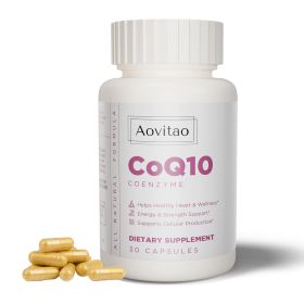 CoQ10 For Women Female Q10 Antioxidants Detox Menopause Immuse 200mg 30 Veg Non-GMO And Gluten Free Immune Supplement (Option: 30Counts-Unflavored)