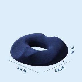 Pillow for Tailbone Pain Relief Cushion;  Hemorrhoid Pillows for Sitting for man ;   Butt Seat Cushion;  Back;  Coccyx;  Sciatica;  Post Natal; (Color: Blue)